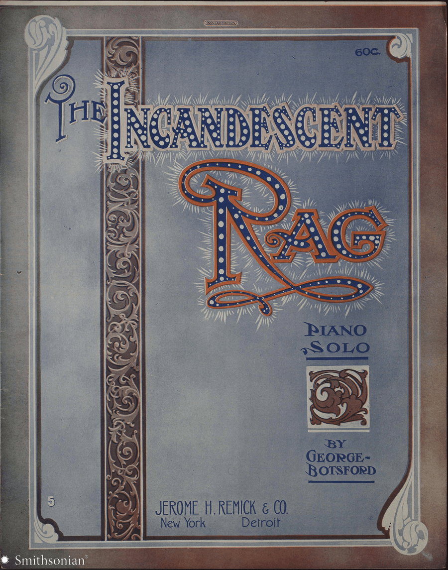 The Incandescent Rag Piano Solo - Digital Sheet Music