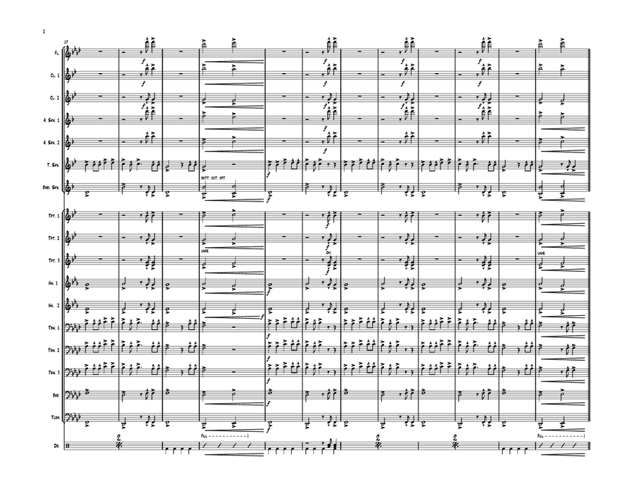 False Alarm Marching Band scores gallery preview page 3