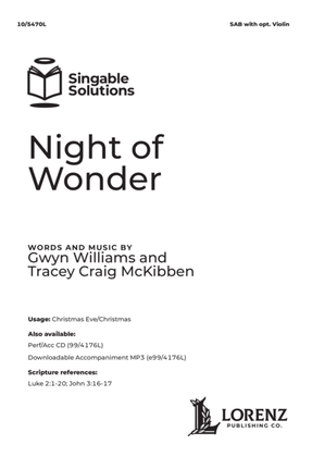 Book cover for Night of Wonder