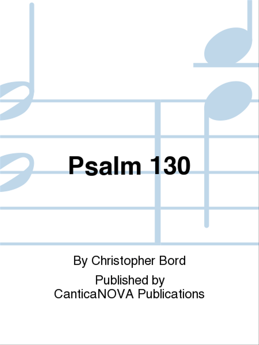 Psalm 130 Choir scores gallery preview page 1
