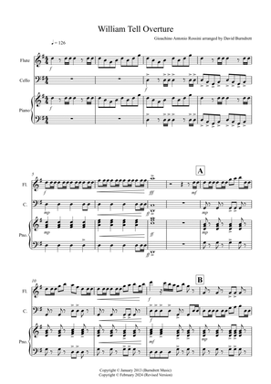 William Tell Overture for Flute and Cello Duet