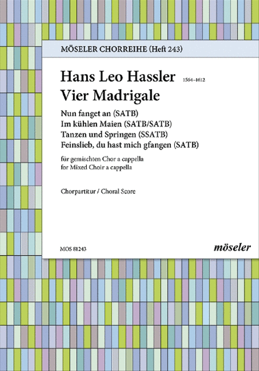 Four madrigals Four madrigals Mixed Choir scores gallery preview page 1