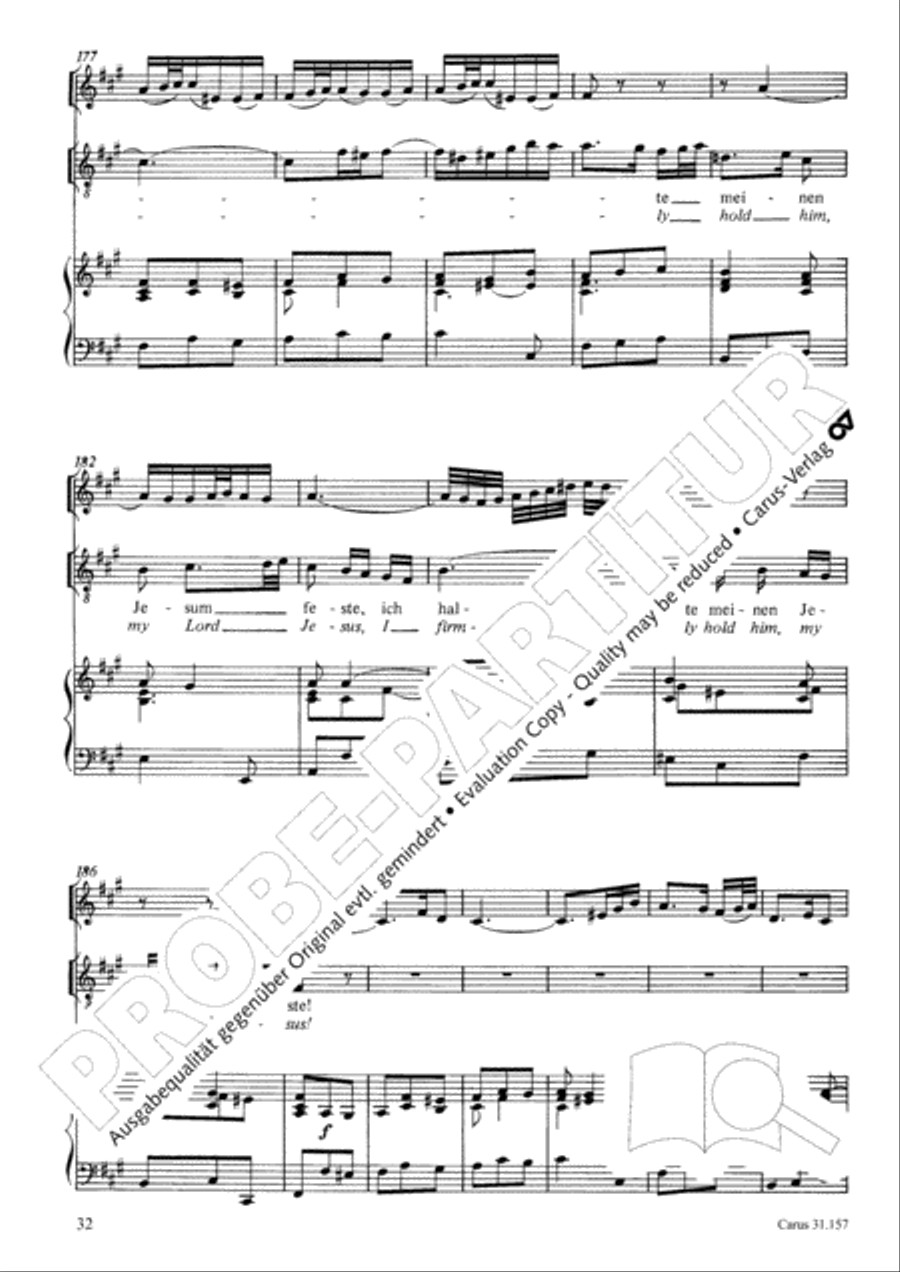 Lord, do not depart until I am blessed (Ich lasse dich nicht, du segnest mich denn) TB scores gallery preview page 33