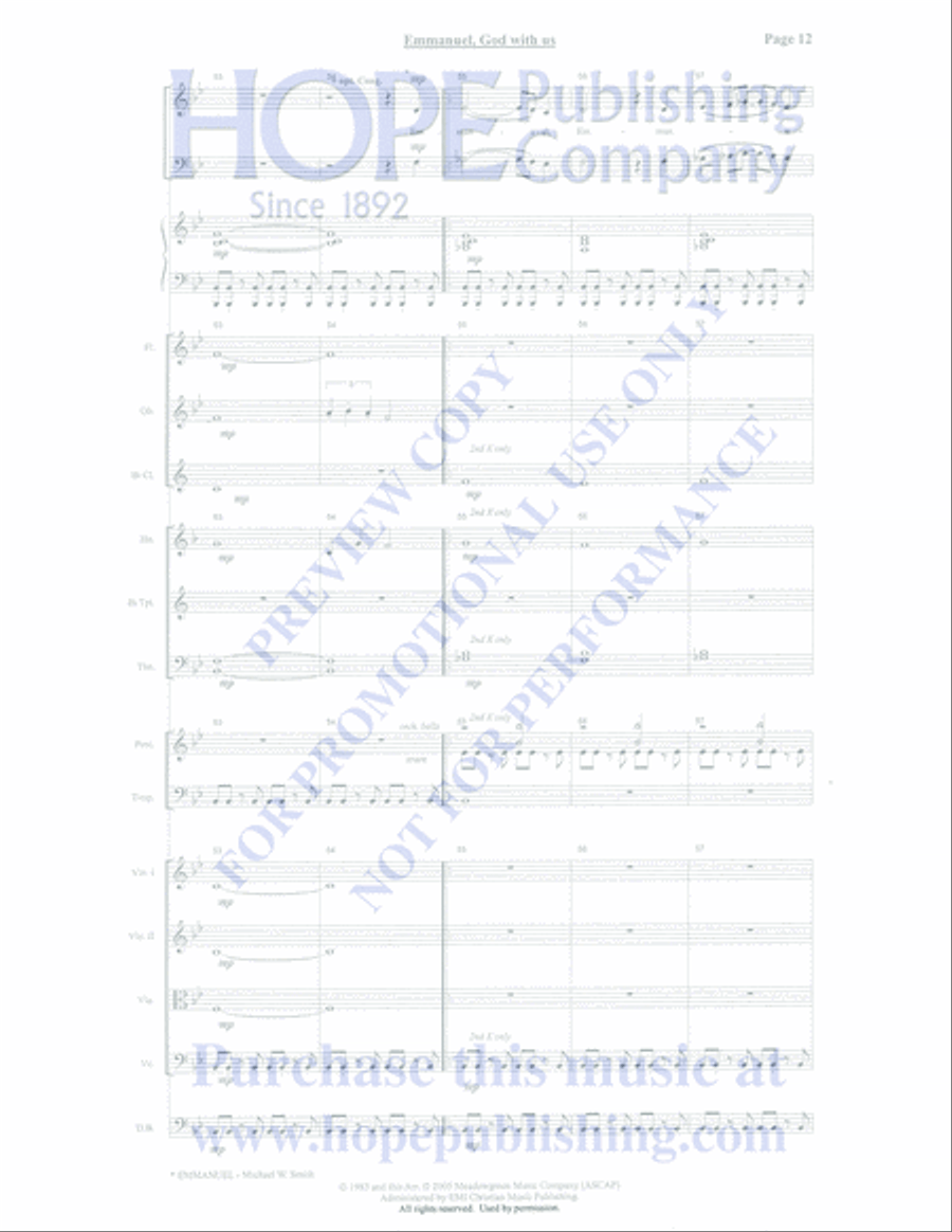 Emmanuel Emmanuel Orchestra scores gallery preview page 45
