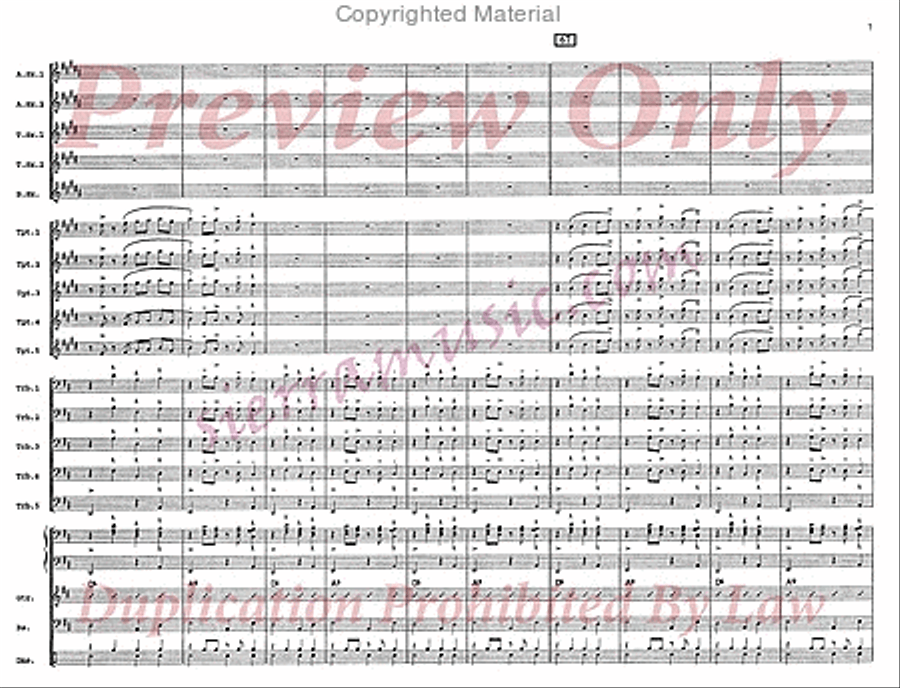 The Peanut Vendor Jazz Ensemble scores gallery preview page 8