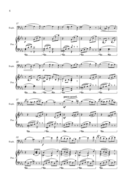 Mikhail Glinka | La Séparation | for Euphonium and Piano image number null
