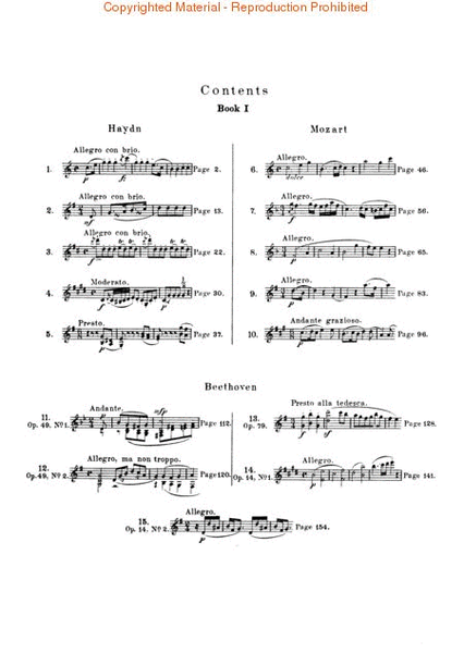 Sonata Album for the Piano – Book 1