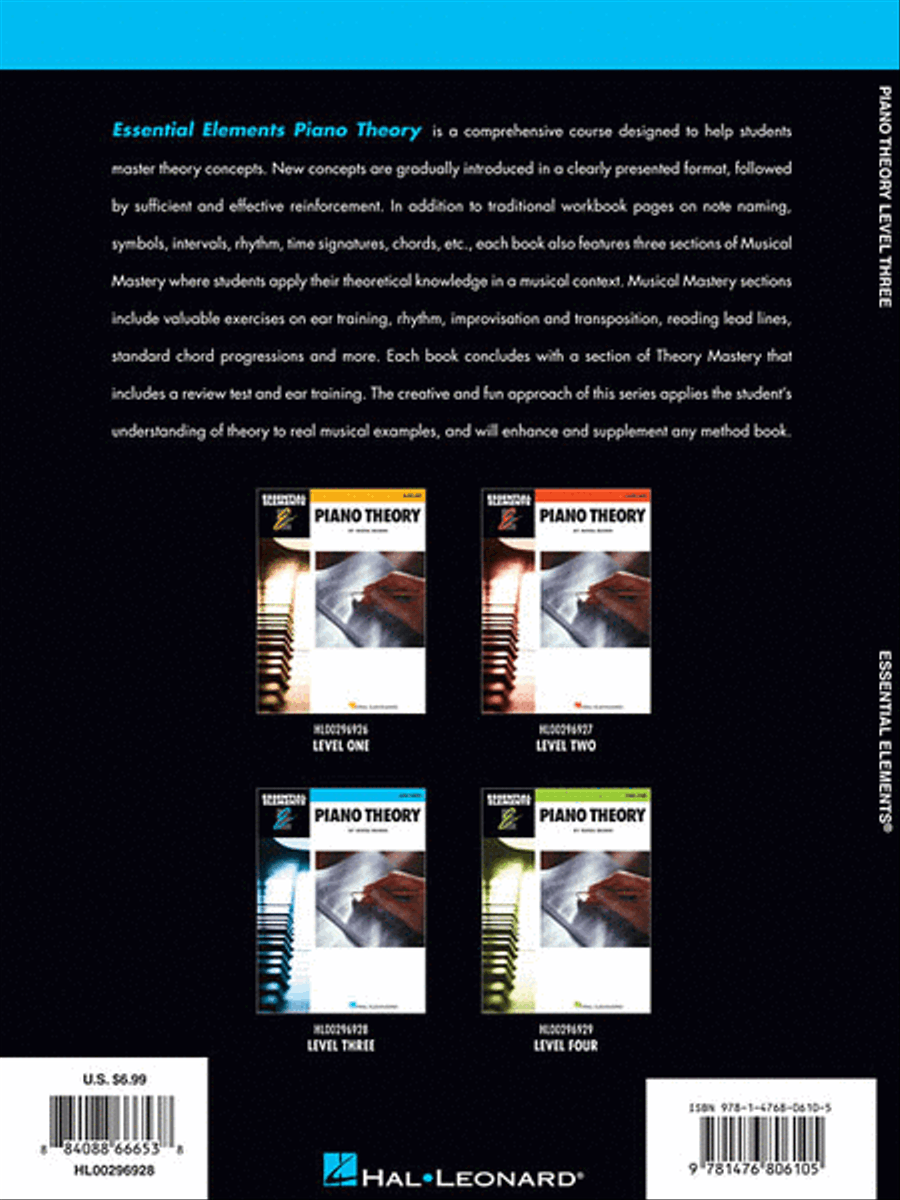Essential Elements Piano Theory – Level 3 Piano Method scores gallery preview page 2