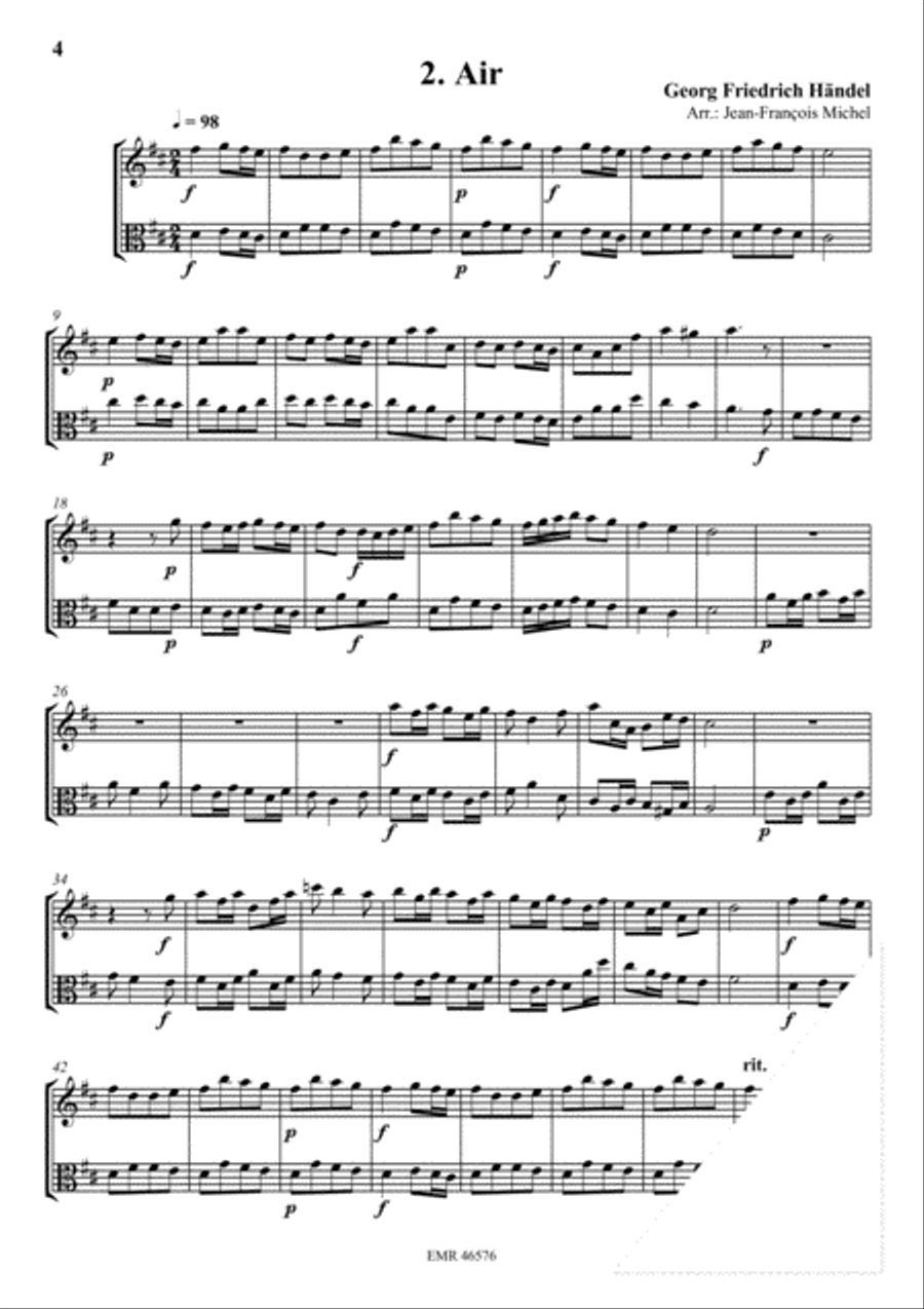 Duet Album Vol. 2 Viola scores gallery preview page 4