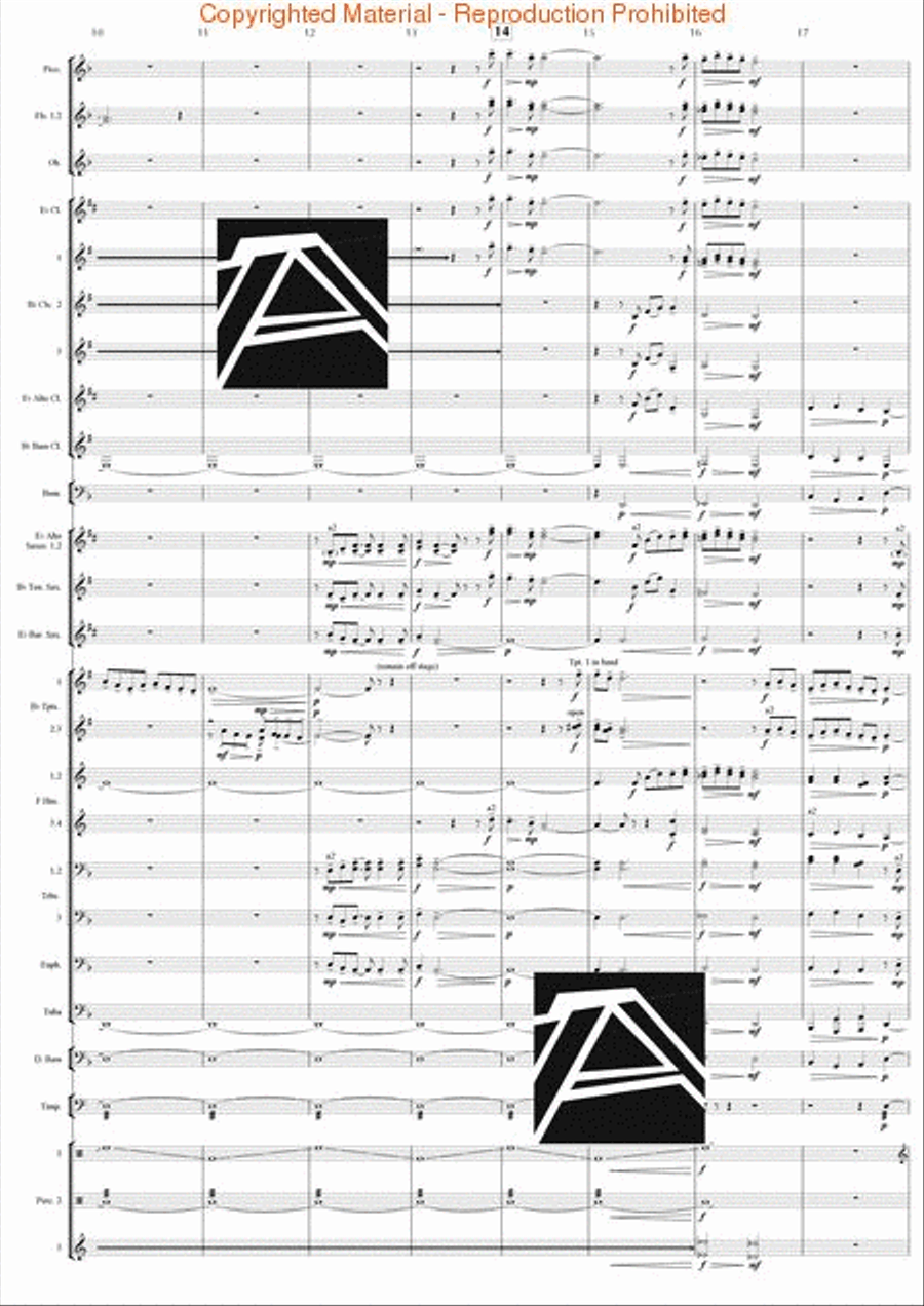 Rapsodia Borealis Woodwind Ensemble scores gallery preview page 3