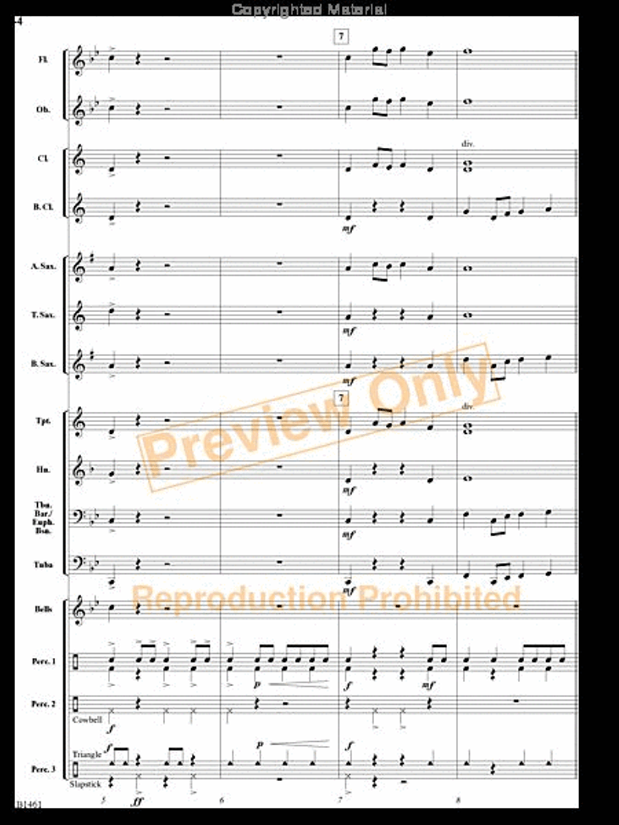 Chisholm Concert Band scores gallery preview page 3