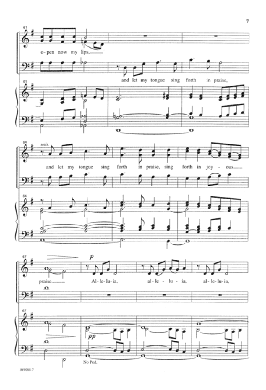 Create in Me a Clean Heart 3-Part scores gallery preview page 7