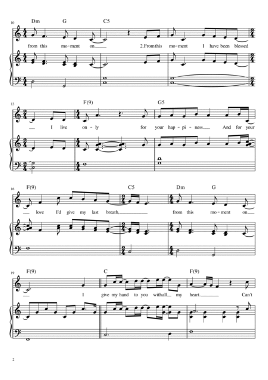 From This Moment On From This Moment On A Cappella scores gallery preview page 2