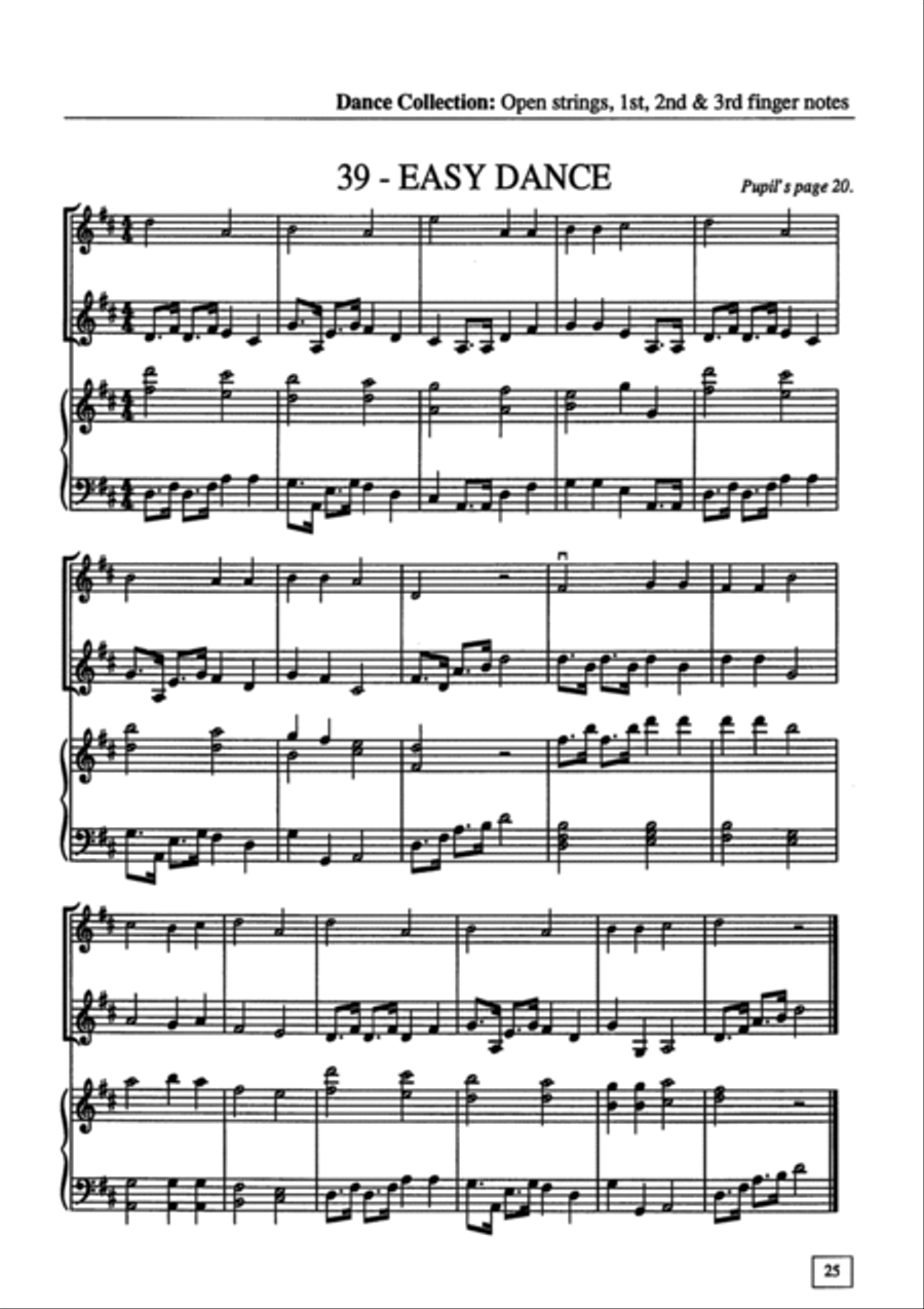 Dance Collection: Collections for Violin Volume 4 - ACCOMPANIMENT String Duet scores gallery preview page 5
