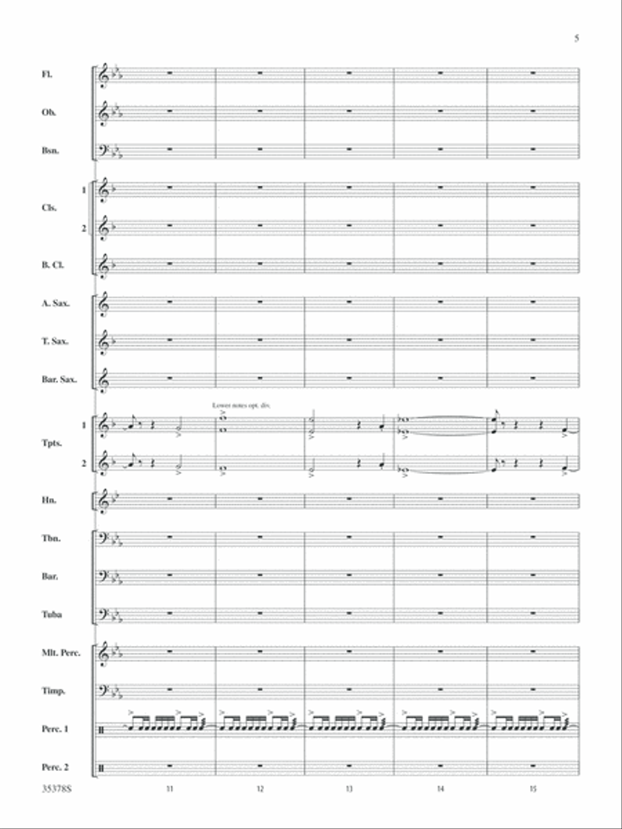 Trittico: Score Concert Band scores gallery preview page 5