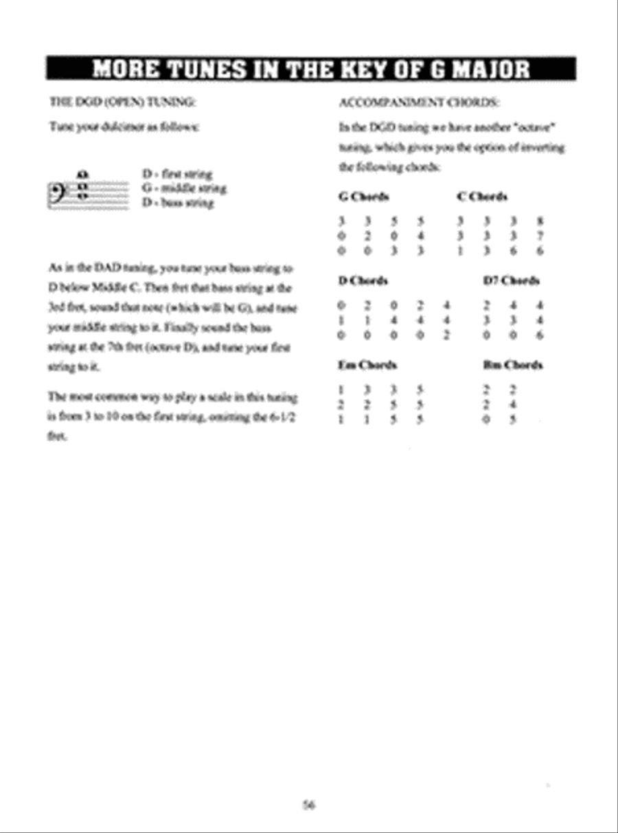 American Fiddle Tunes for Mountain Dulcimer Mountain Dulcimer scores gallery preview page 4