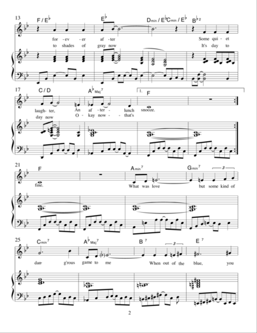 Marriage Marriage Piano, Vocal, Guitar scores gallery preview page 2