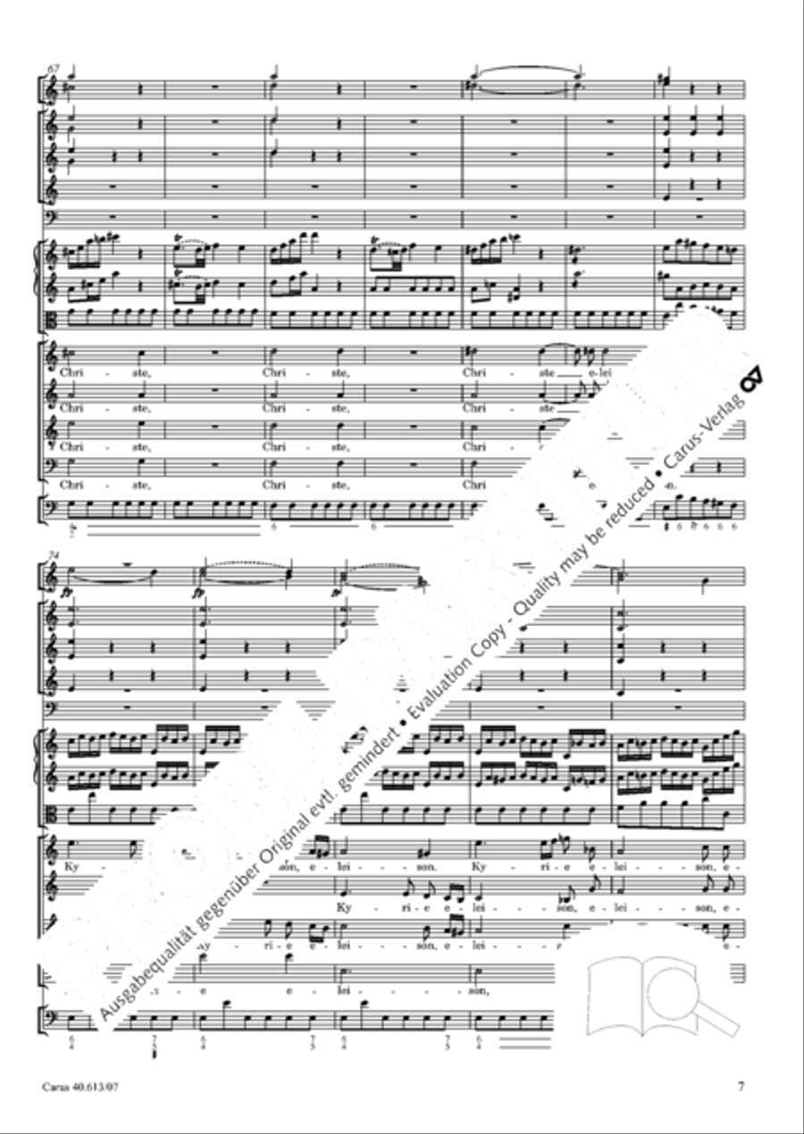 Mass in C (Missa in C) Mass in C (Missa in C) 4-Part scores gallery preview page 14