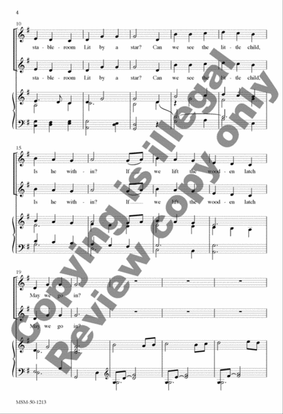 How Far Is It to Bethlehem? 2-Part scores gallery preview page 3