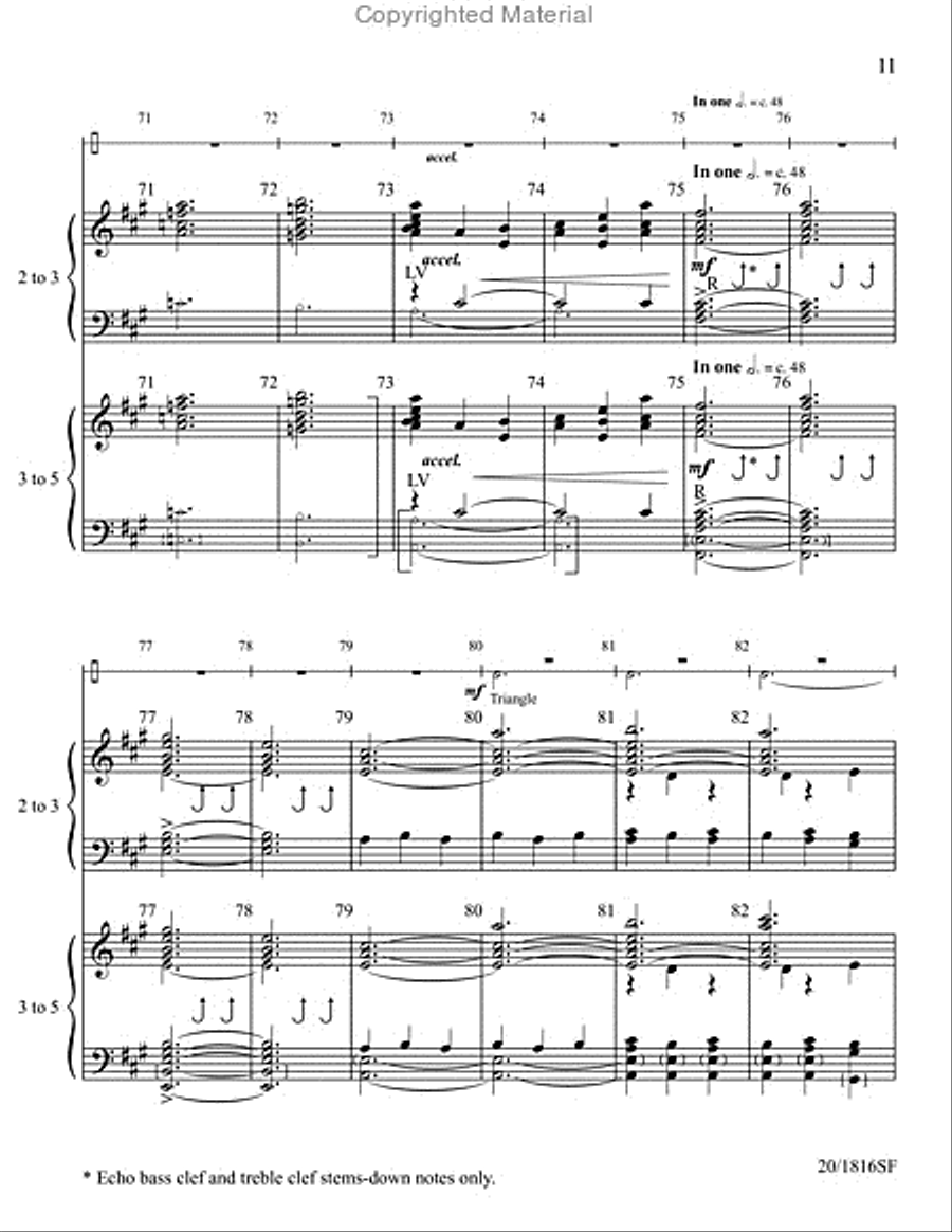 Panorama - Handbell and Percussion Score and Parts Handbell Choir scores gallery preview page 10