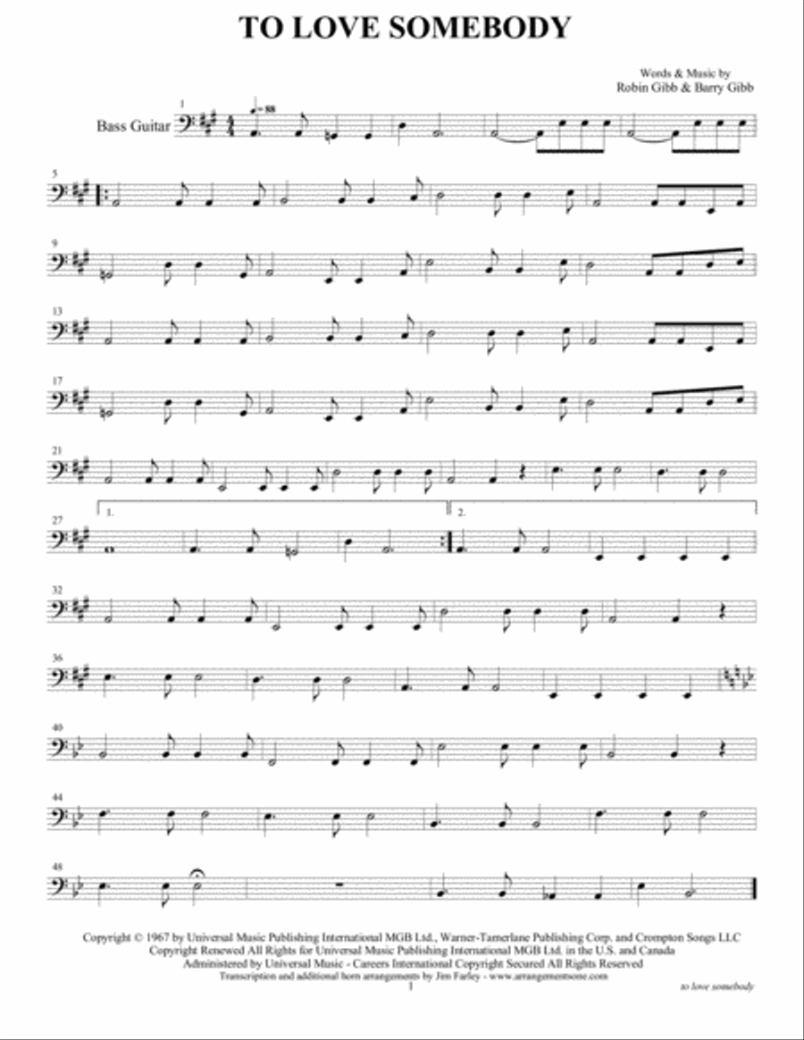 To Love Somebody Small Ensemble scores gallery preview page 4