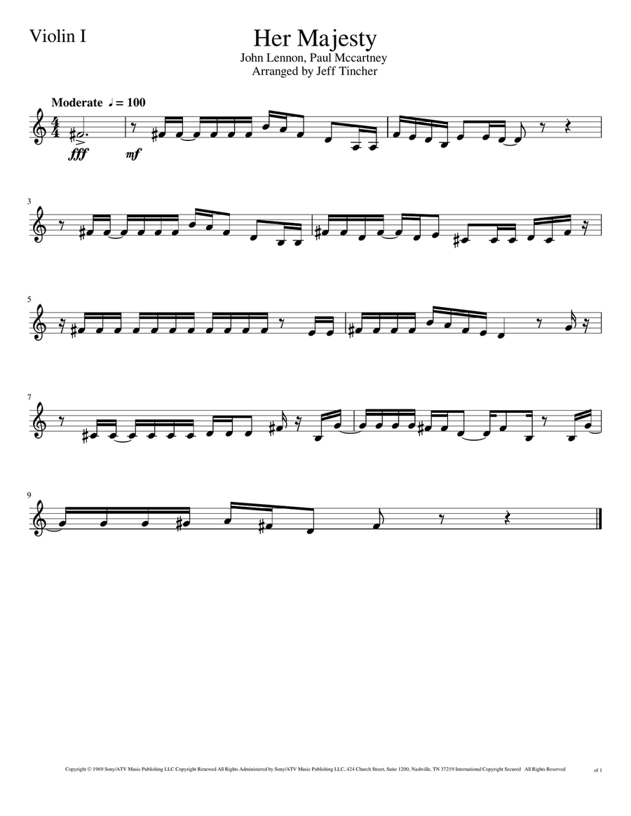 Her Majesty String Quartet scores gallery preview page 4