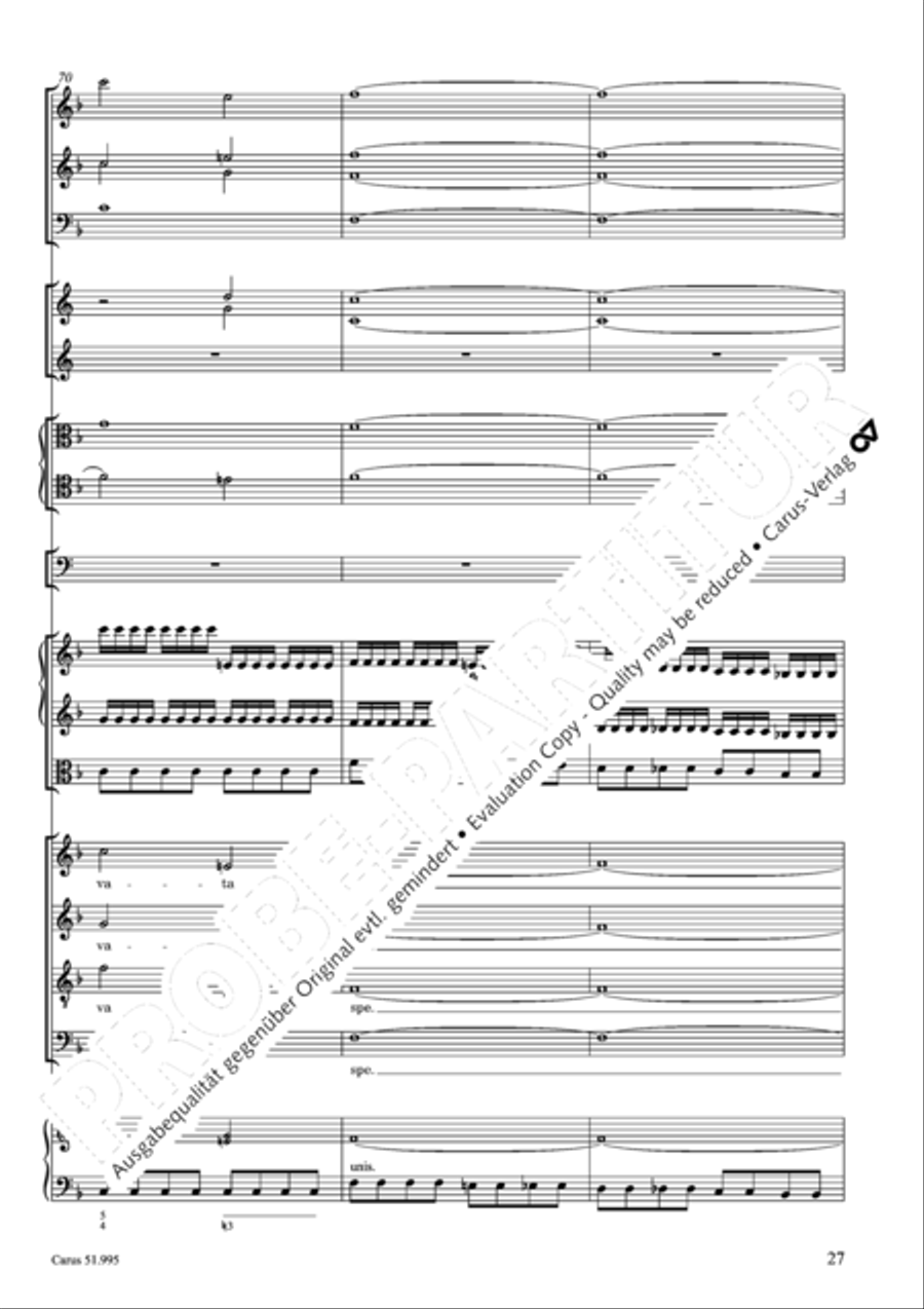 Insanae et vanae curae 4-Part scores gallery preview page 28