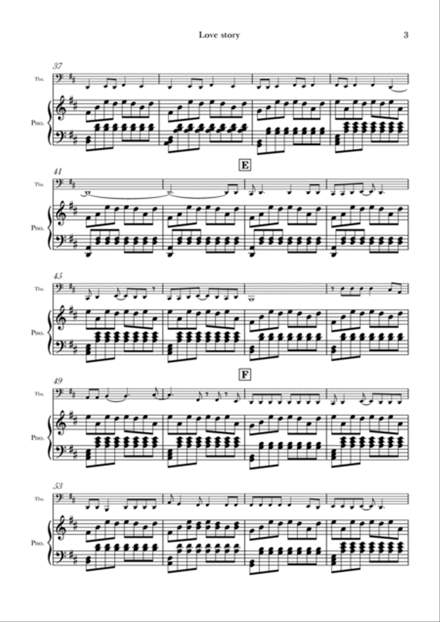 Love Story Love Story Chamber Music scores gallery preview page 3