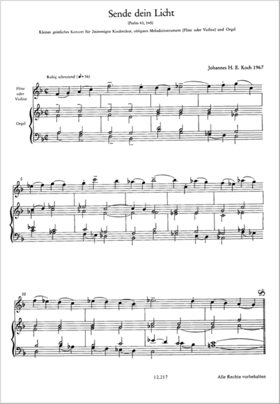 Sende dein Licht 2-Part scores gallery preview page 10