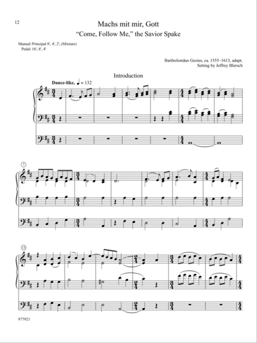 Introductions, Harmonizations, Accompaniments, Interpretations, Vol. 9 Organ scores gallery preview page 4