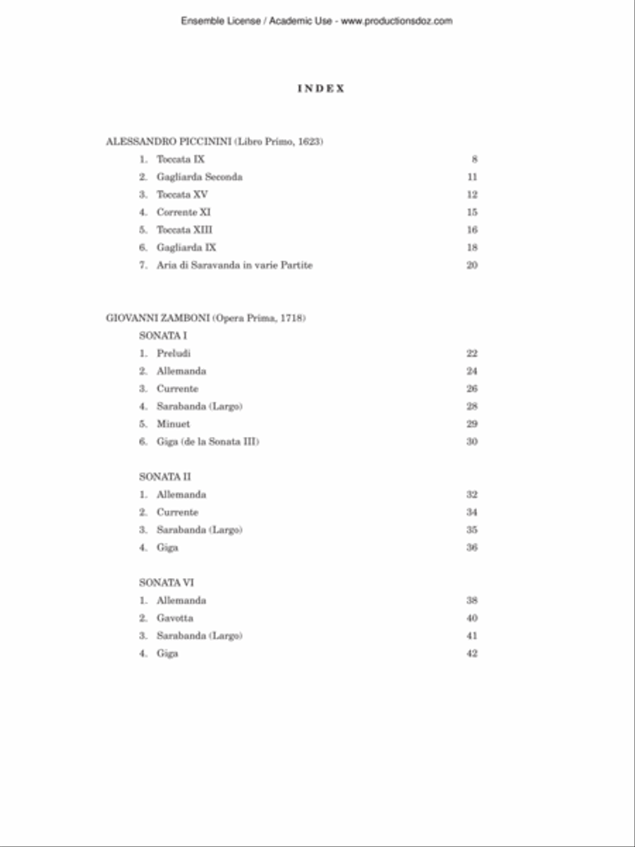Renaissance and Baroque music for guitar Classical Guitar scores gallery preview page 2