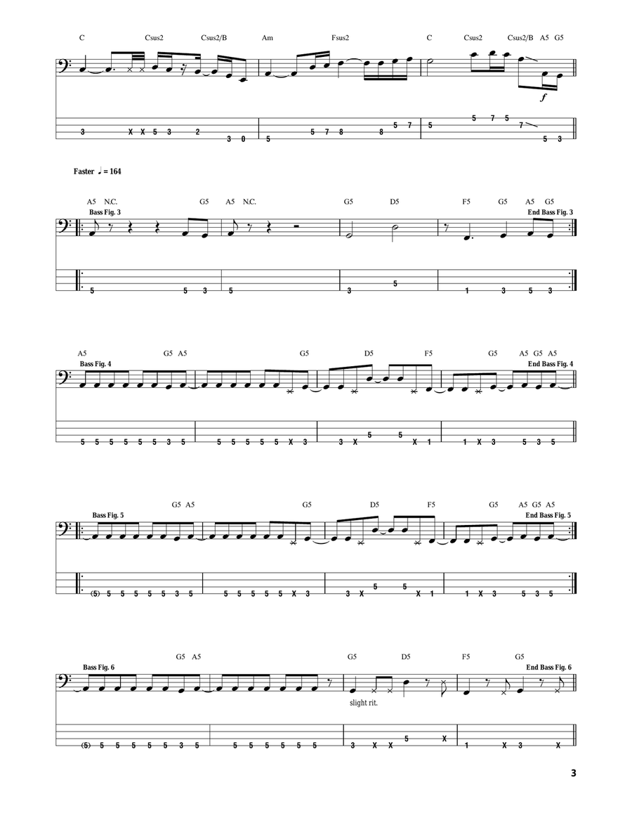 Revelations Revelations Electric Guitar scores gallery preview page 3