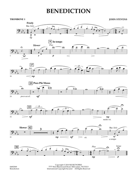 Benediction - Trombone 1