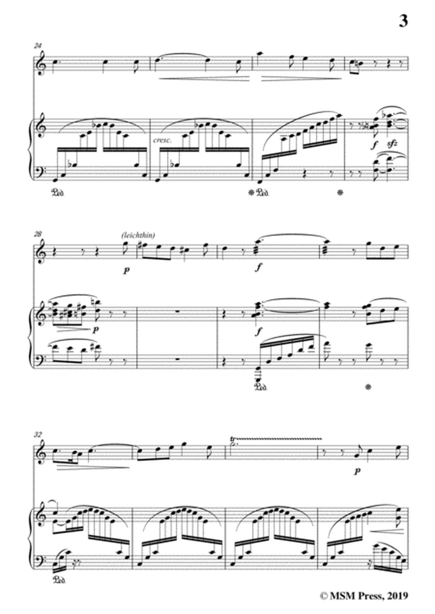 Richard Strauss-Heimliche Aufforderung, for Violin and Piano image number null