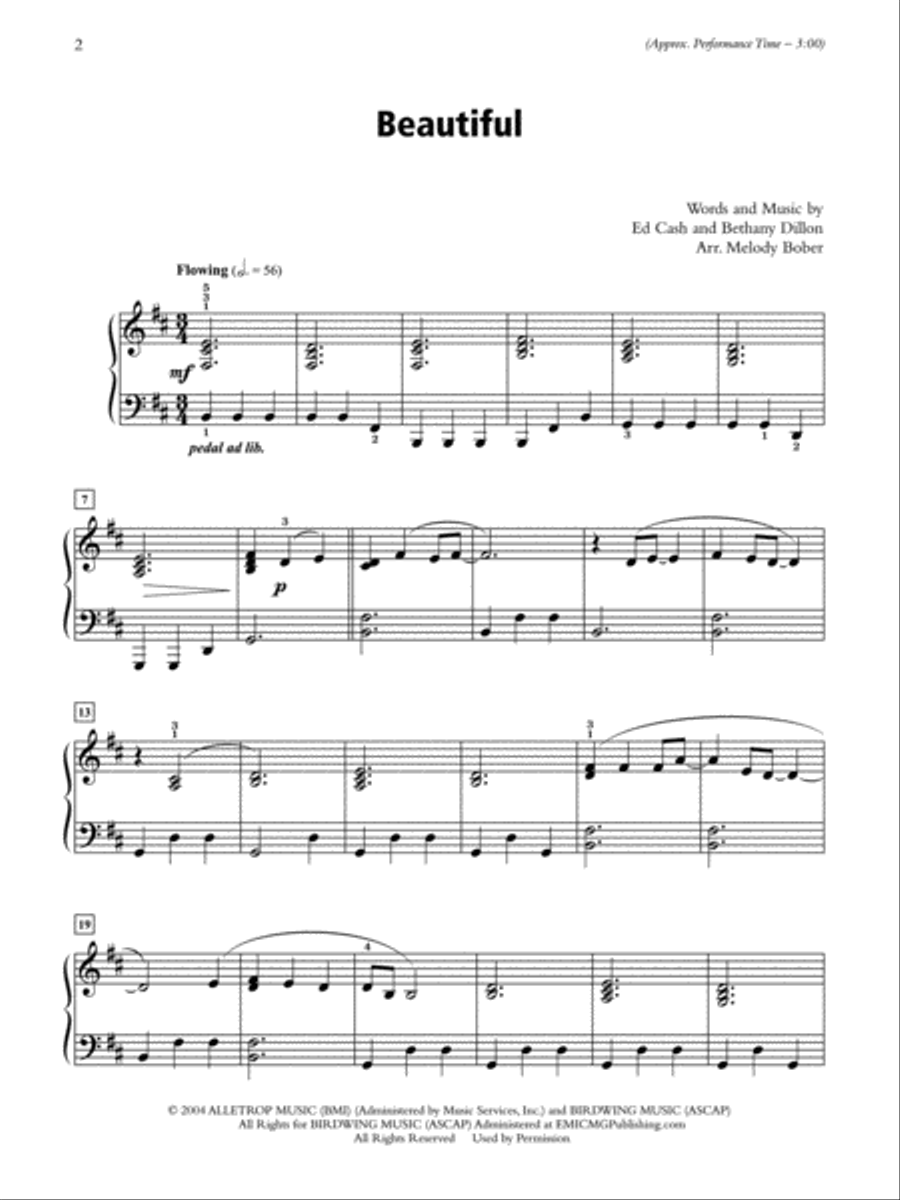 Contemporary Christian Hits Piano Solo scores gallery preview page 2