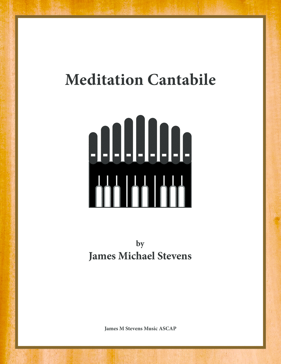 Meditation Cantabile Organ Solo scores gallery preview page 1
