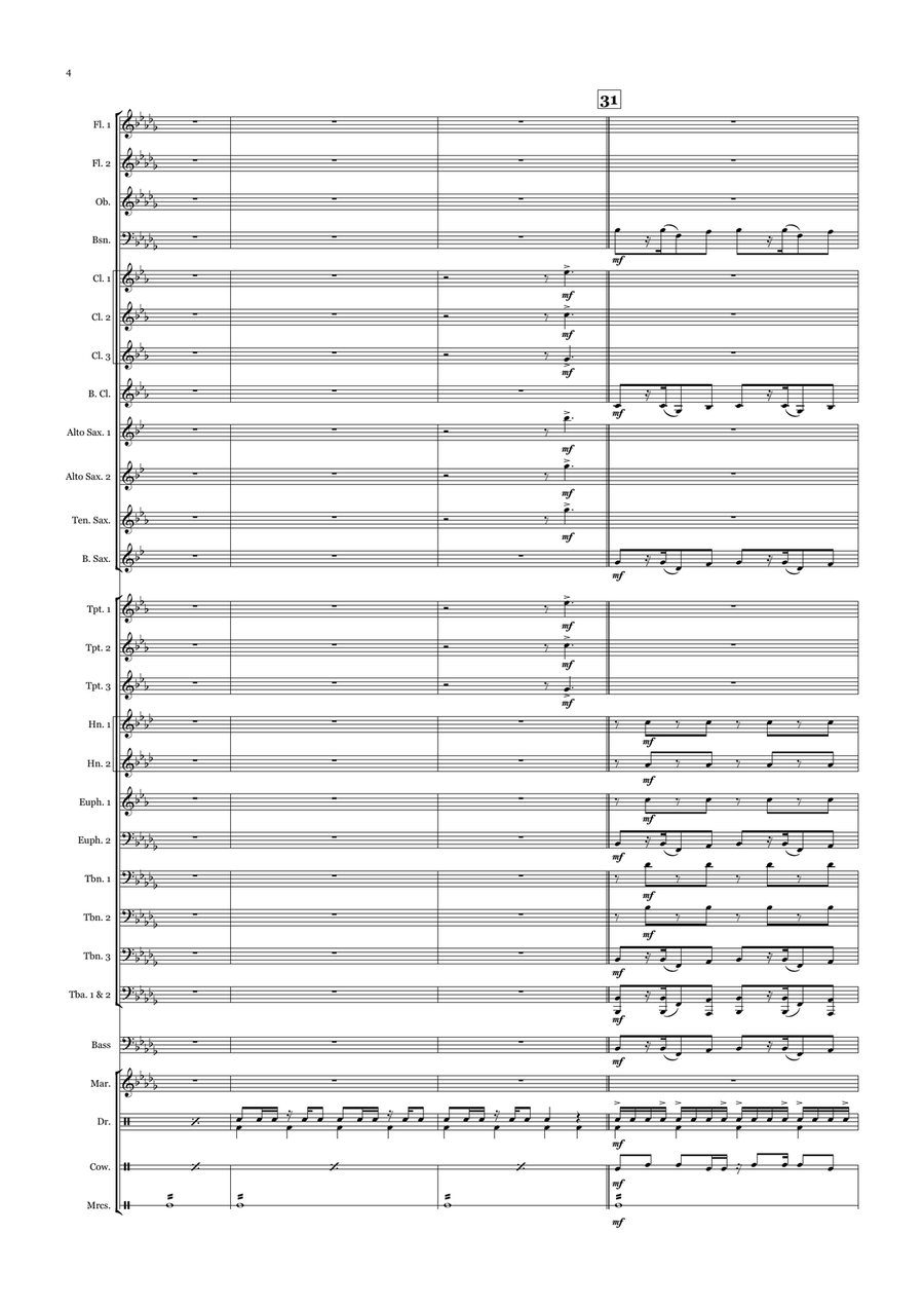 Carnaval De Paris Concert Band scores gallery preview page 6