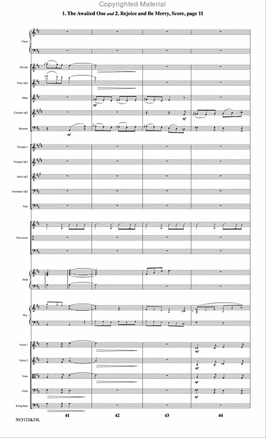 The Christmas Story - Set of Parts Choir scores gallery preview page 12