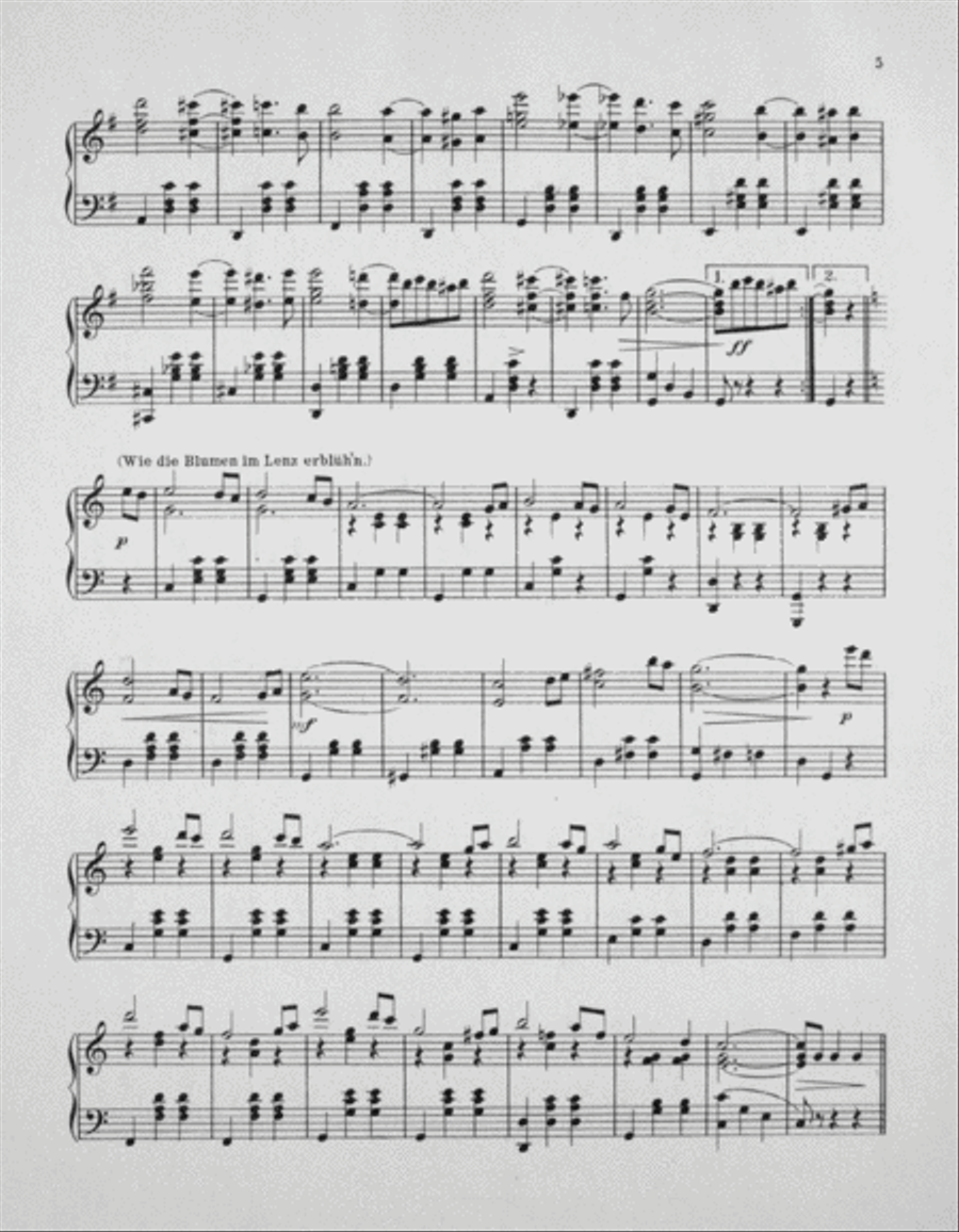 The Merry Widow (Die Lustige Witwe). Waltz Piano Solo scores gallery preview page 4