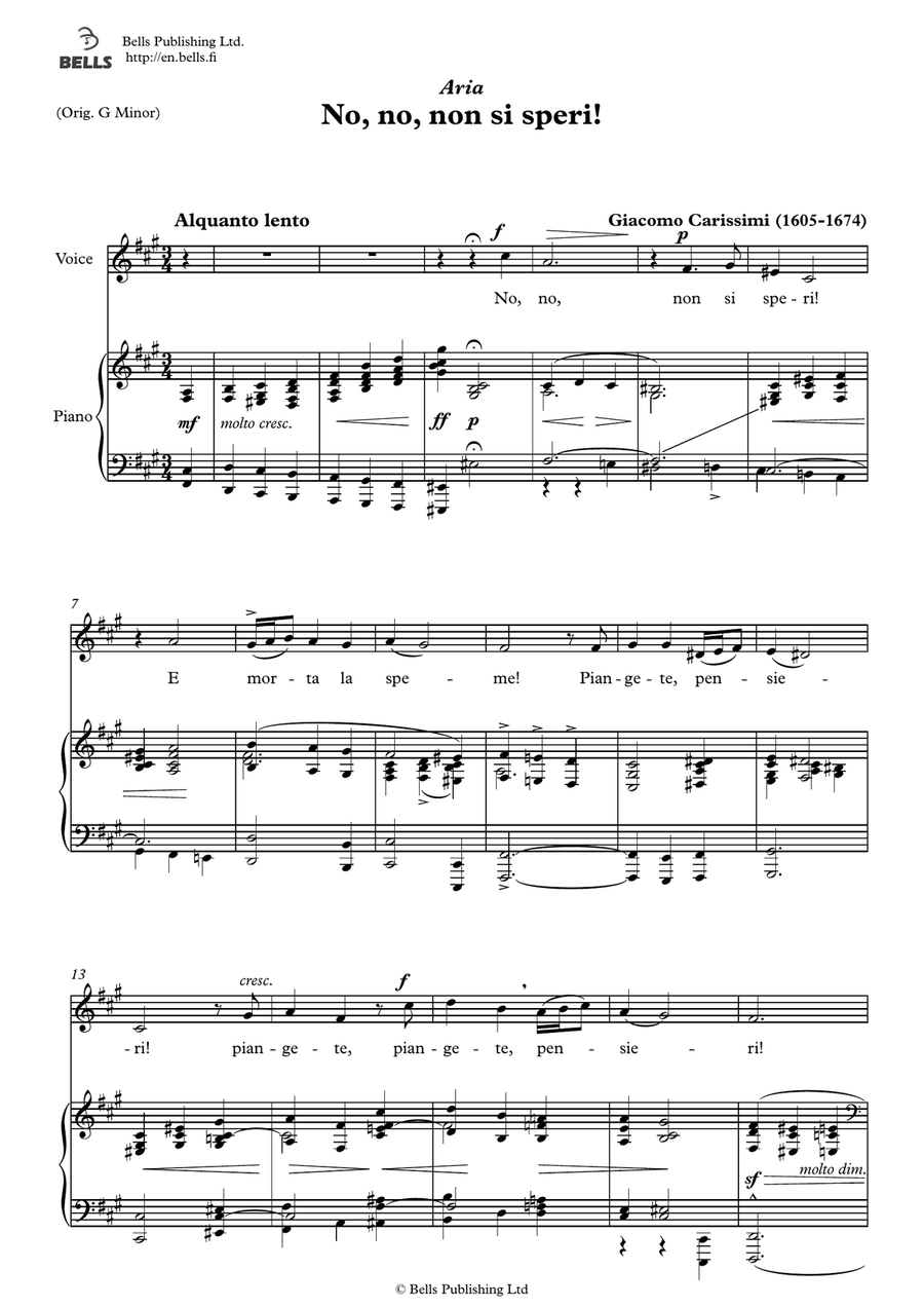 No, no, non si speri! (F-sharp minor)