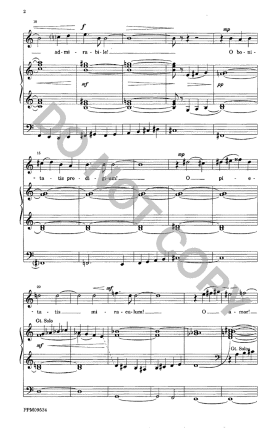 O Mysterium Ineffabile O Mysterium Ineffabile Unison Choir scores gallery preview page 3