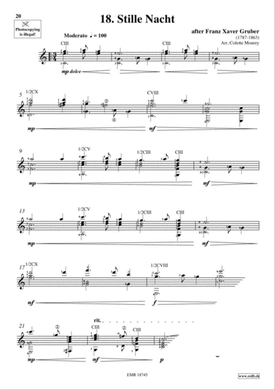 20 Greatest Christmas Hits Guitar scores gallery preview page 20