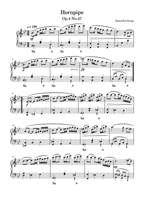 Hornpipe-Beautiful things Op.4 No.47