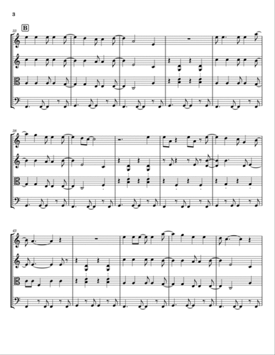 Dreams Dreams String Quartet scores gallery preview page 3