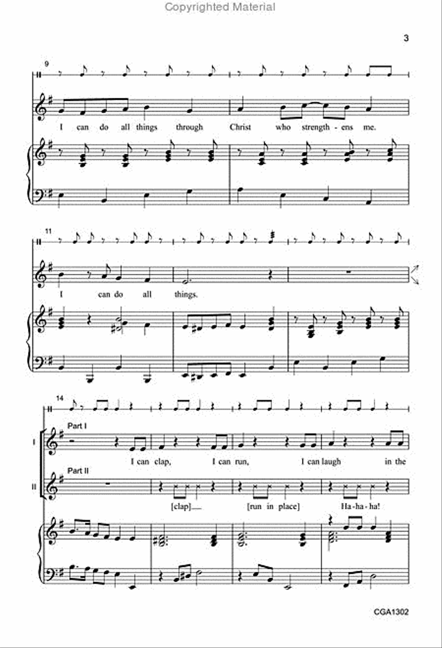 I Can Do All Things I Can Do All Things 2-Part scores gallery preview page 3