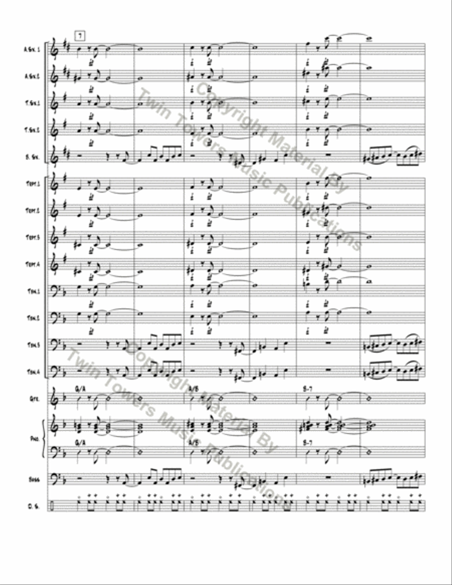 Nerve Damage Jazz Ensemble scores gallery preview page 4