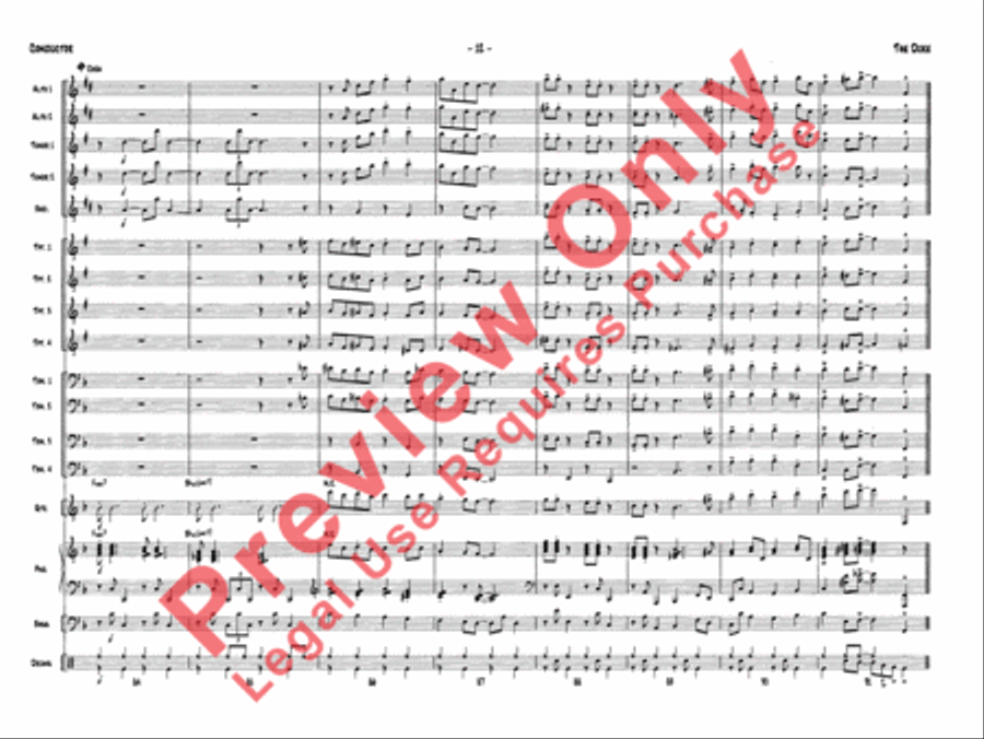 The Duke Jazz Ensemble scores gallery preview page 15