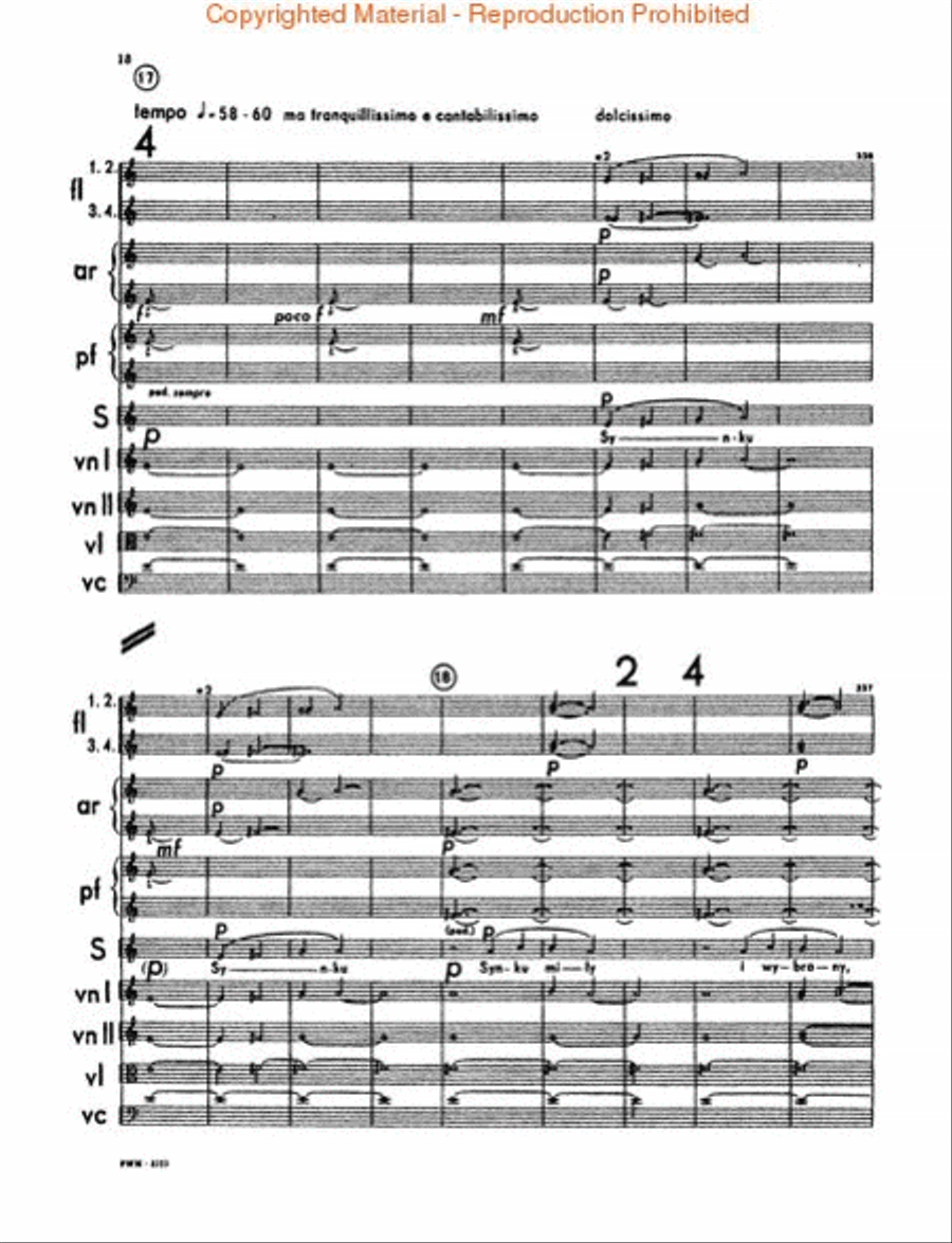 Symphony No. 3, Op. 36 Orchestra scores gallery preview page 3