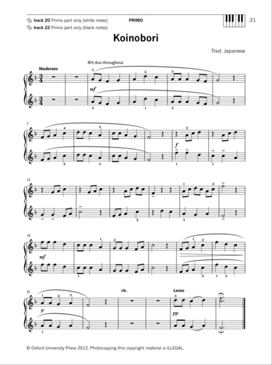 Pianoworks Duets 1 Piano Duet scores gallery preview page 3