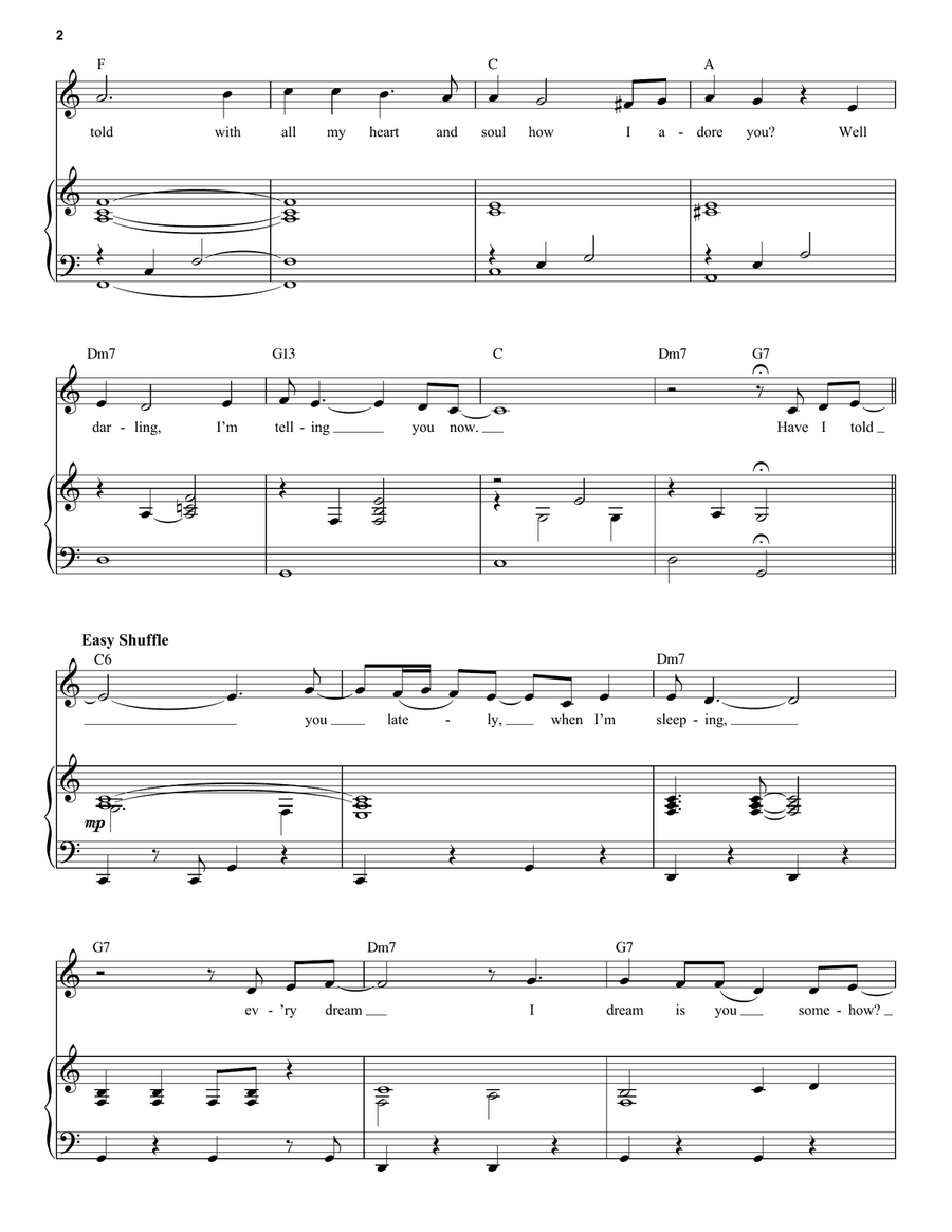 Have I Told You Lately That I Love You Guitar scores gallery preview page 2